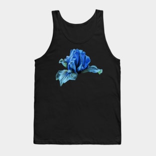 Blue iris flower Tank Top